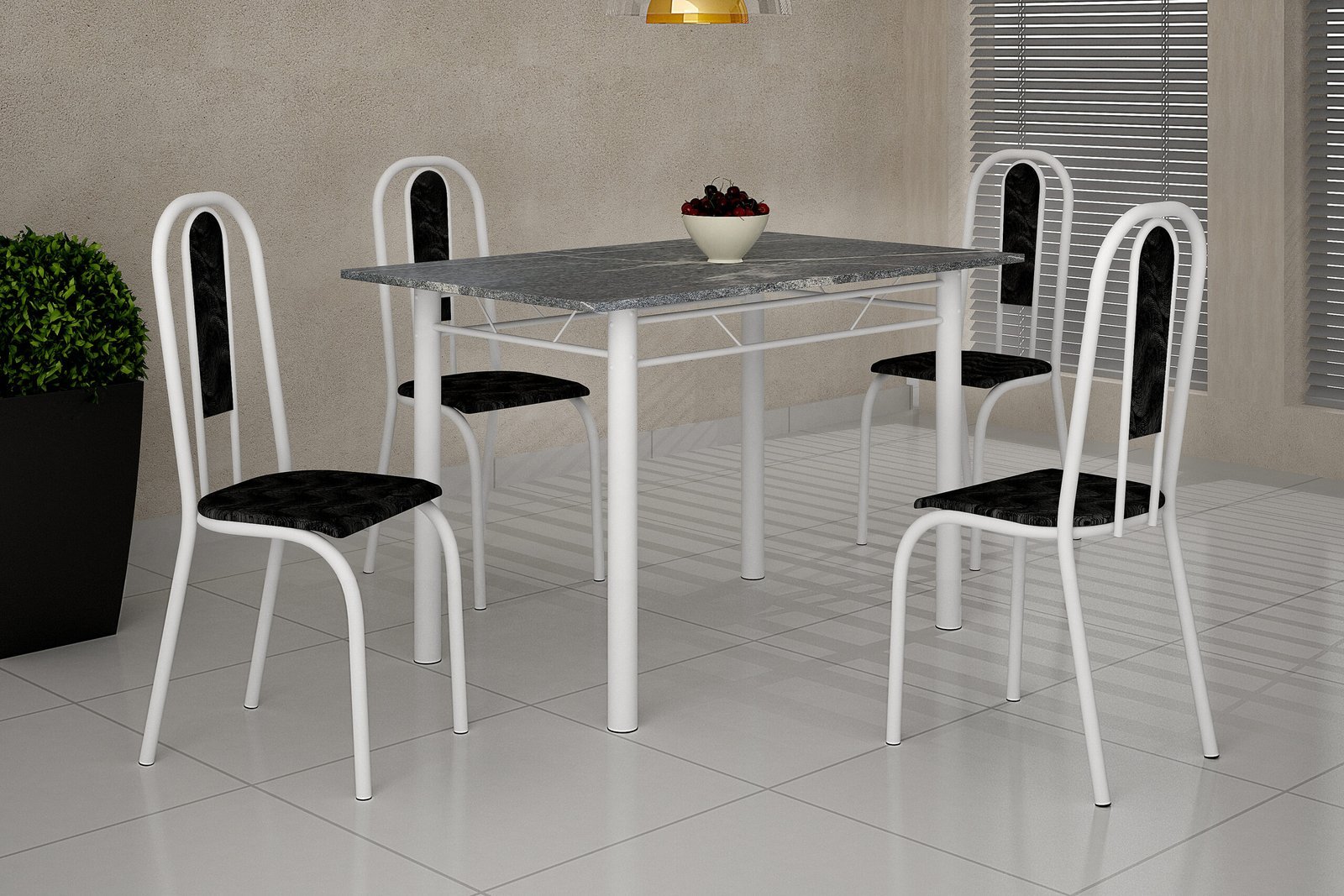 Conjunto Lisboa 4 Cadeiras