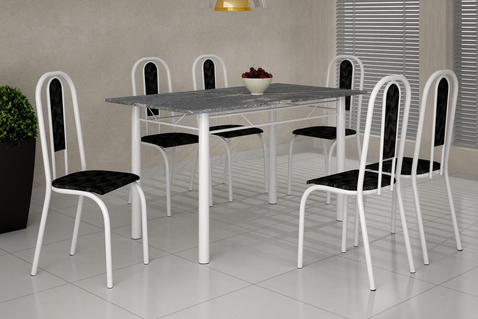 Conjunto Lisboa 6 Cadeiras